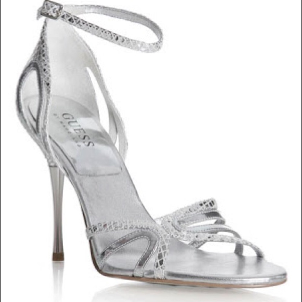 Guess by Marciano Silver Sandals